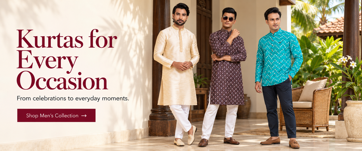 Kurtas for Every Occasion — men’s kurta collection, mobile bannerslider_item_eMNCCp
